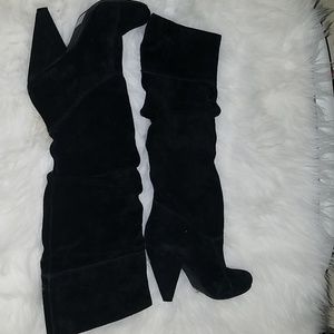 Suede black Boots